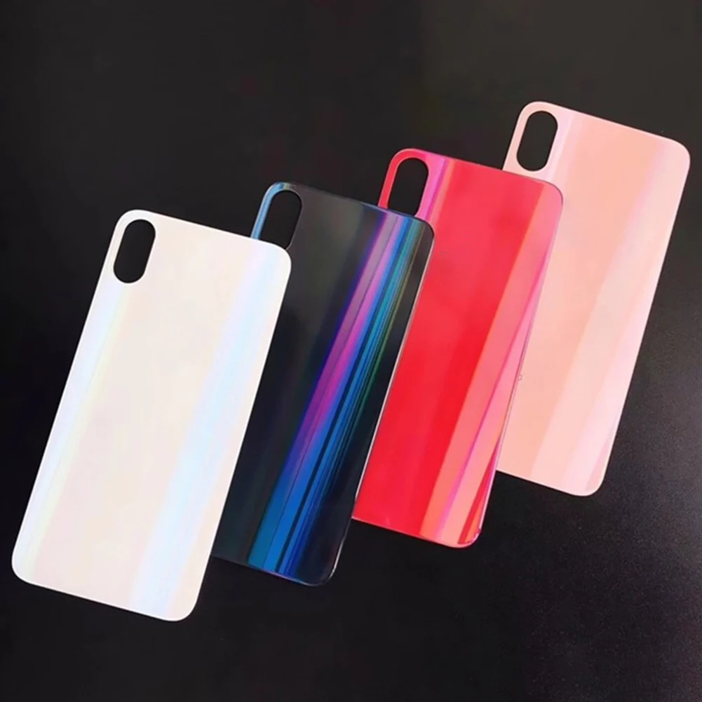 Aurora градиентное стекло задняя пленка для iPhone XS MAX 11 Pro XR X 7 8 Plus блестящее 3D