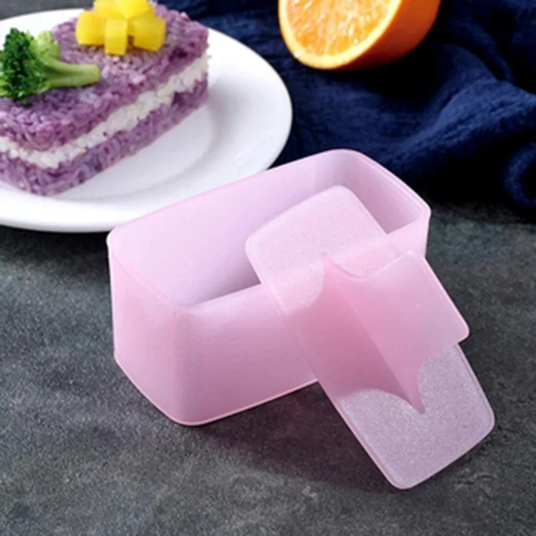 

Sushi Maker Non-Stick Rice Scoop Plastic Kit Lunch Meat Pressing Onigiri Mold Spot Goods Sushi Tools Kitchen Gadgets