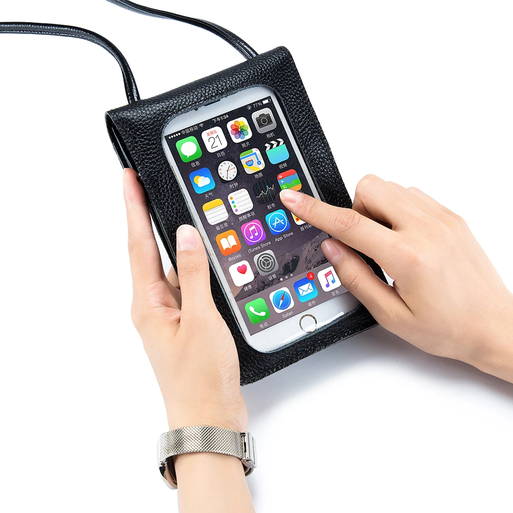 Женские сумки через плечо из натуральной кожи новинка 2021 Прозрачная женская