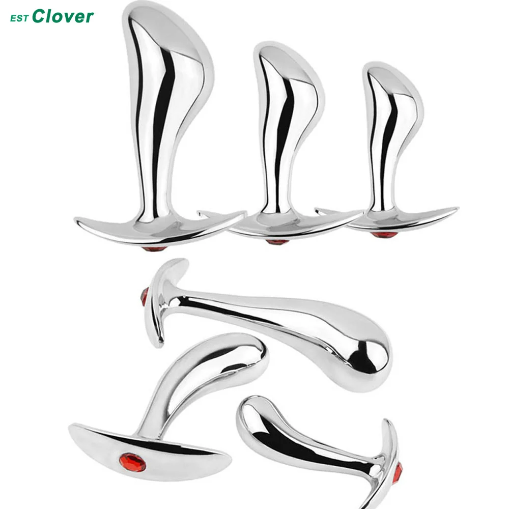 Металлическая Анальная пробка Анальный фаллоимитатор анальная мастурбация