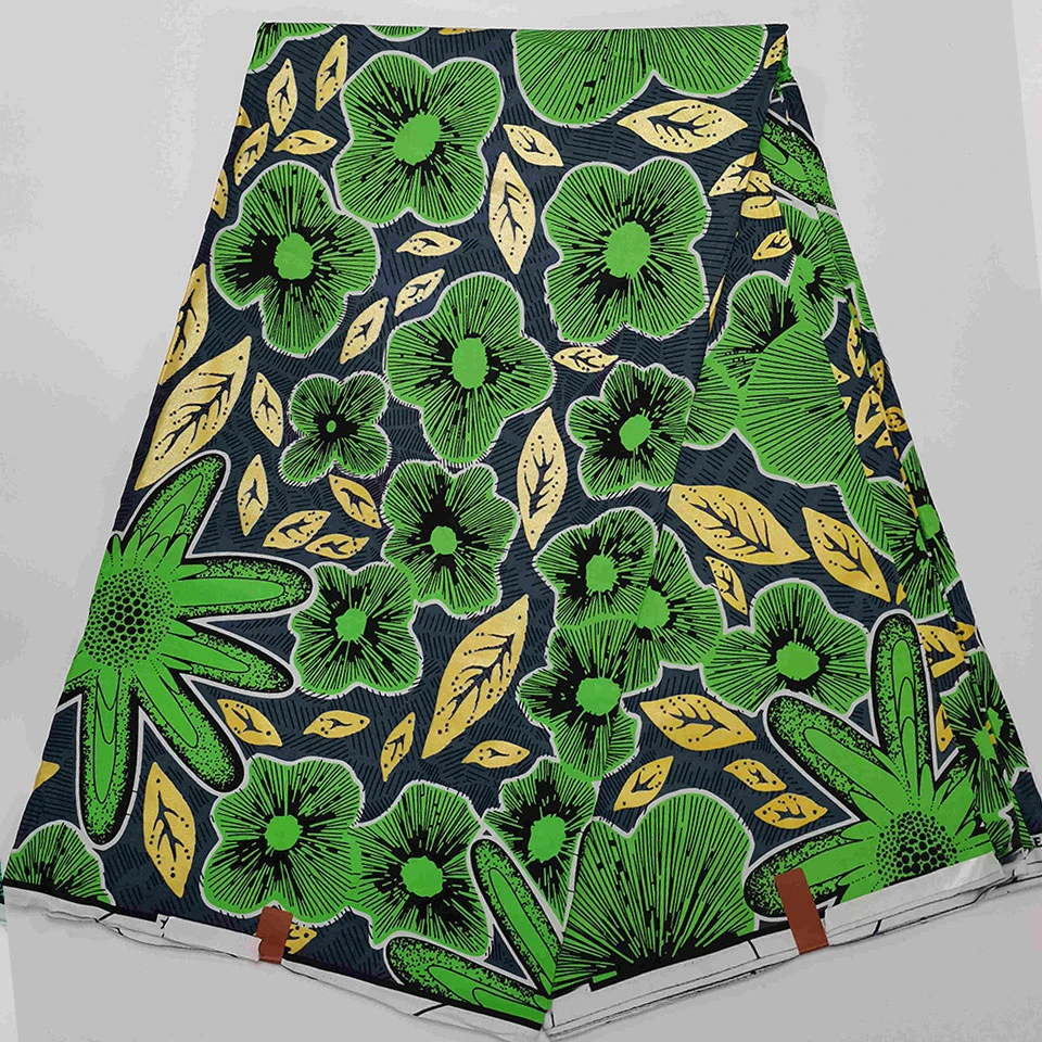 

6 Yards Mitex Wax Print/ African Fabrics Kitenge/Pagnes/Tissues Africain/ Lapa/Chitenge HS-56