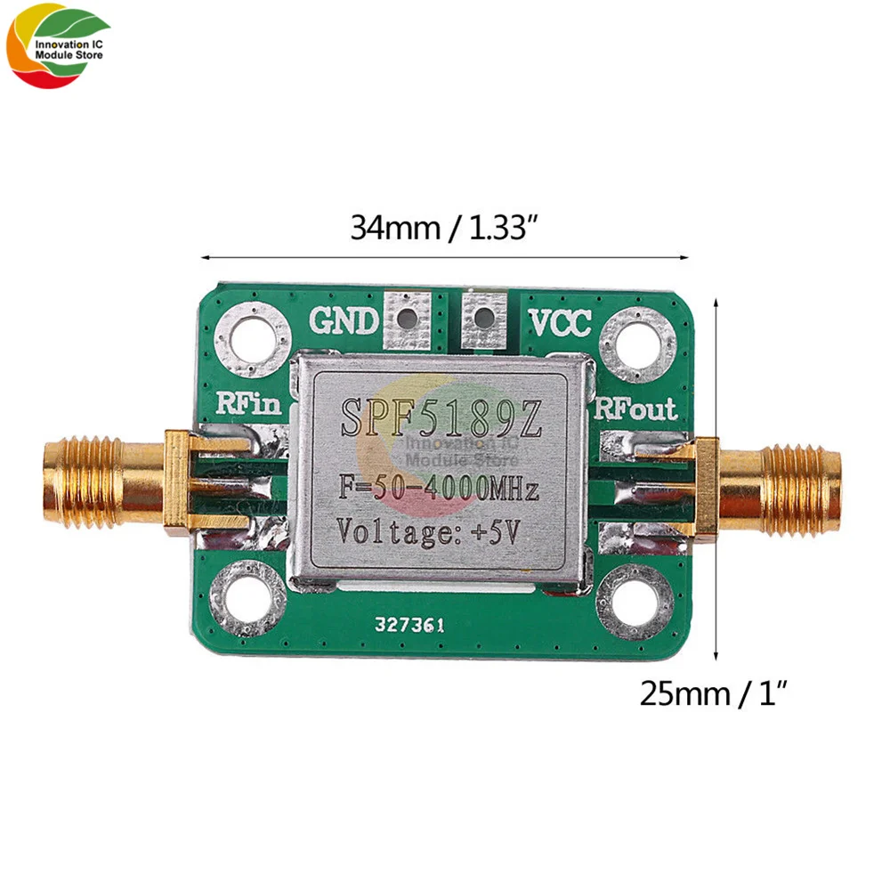 SPF5189 RF усилитель с низким уровнем шума модуль приемника сигнала экран LNA 50-4000 МГц NF