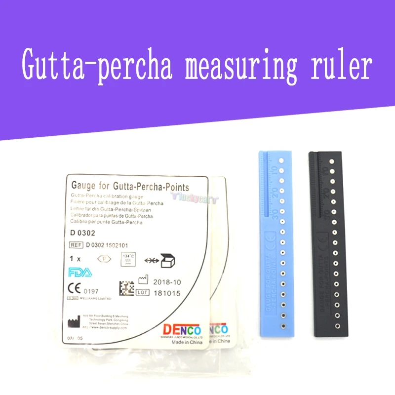 1pcs New Dental tools Gutta-percha measuring ruler Accurate measurement Root canal rule high temperature | Красота и здоровье