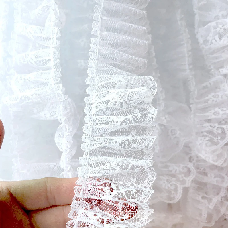 

2 метра Цветочная вышивка кружева полые морщинки ленты DIY игрушка кукла платье отделка занавеска сценическая одежда украшения Аксессуары