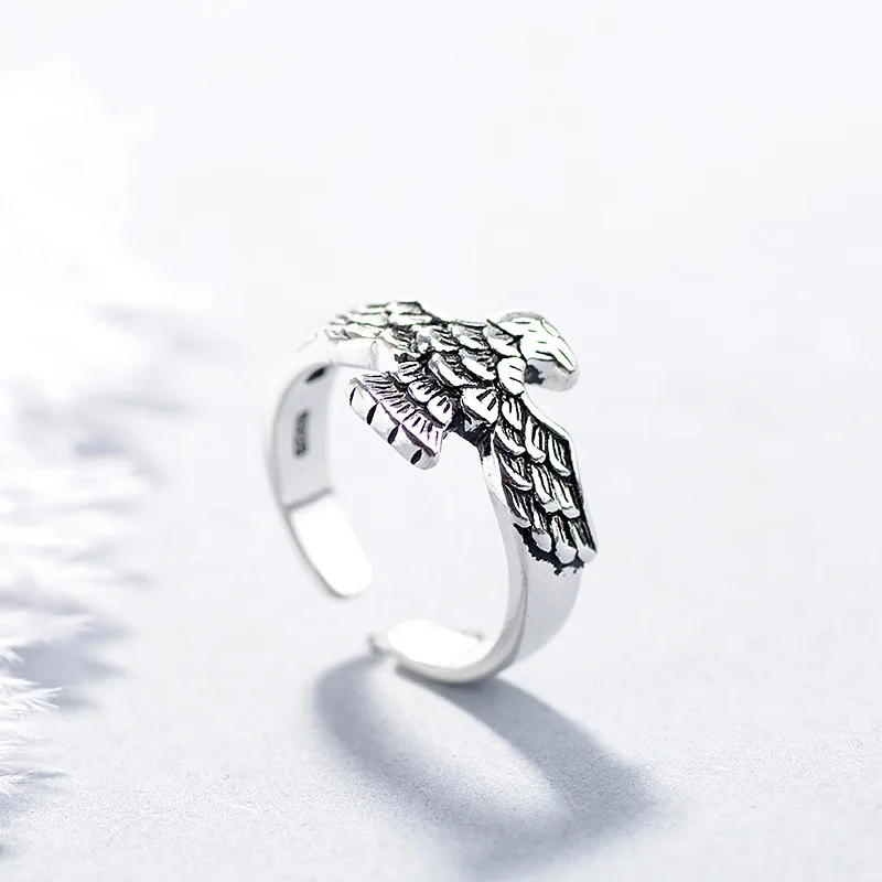 2019 посеребренные преувеличенные Индивидуальные Кольца с изображением Орла для