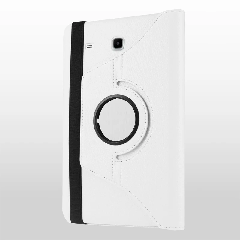 White Вращающийся на 360 градусов pu кожаный чехол smart cover для samsung Galaxy Tab A A6 7,0 T280 T285 SM-T280 SM-T285 чехол для планшета s - Цвет: White