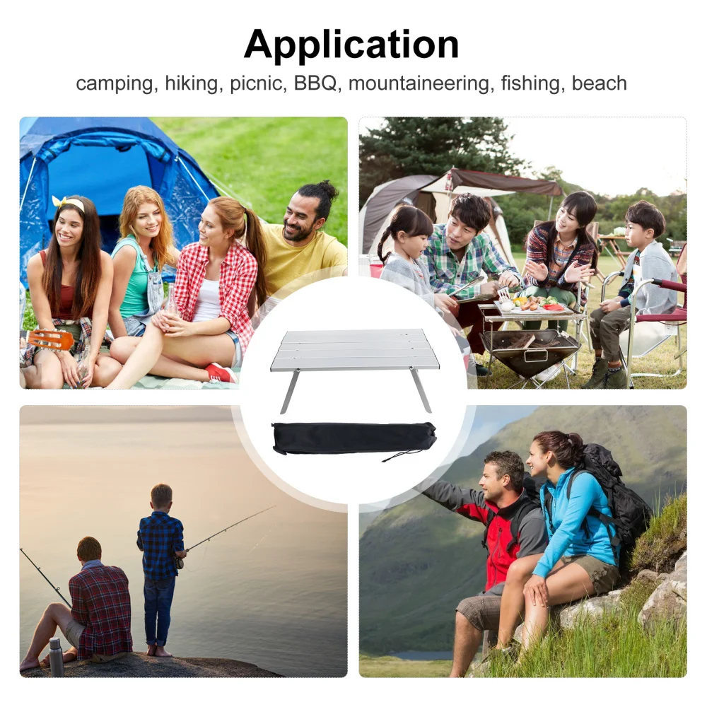 

1Pc Outdoor Folding Table Portable Camping Table Lightweight Picnic Desk