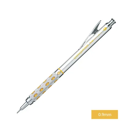 Одна деталь Pentel GraphGear 0,3/0,5/0,7/0,9 мм 1000 Алюминий баррель высокое качество составление механический карандаш - Цвет: 0.9mm 1pcs