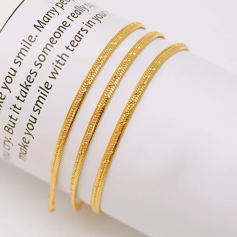 XP ювелирные изделия (50 см x 2 5 мм) плоские ожерелья в виде змеи для мужчин и женщин 20