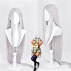 Miruko Косплей моя геройская Академия косплей женский длинный прямой Серебряный парик косплей аниме косплей парики термостойкие синтетические парики