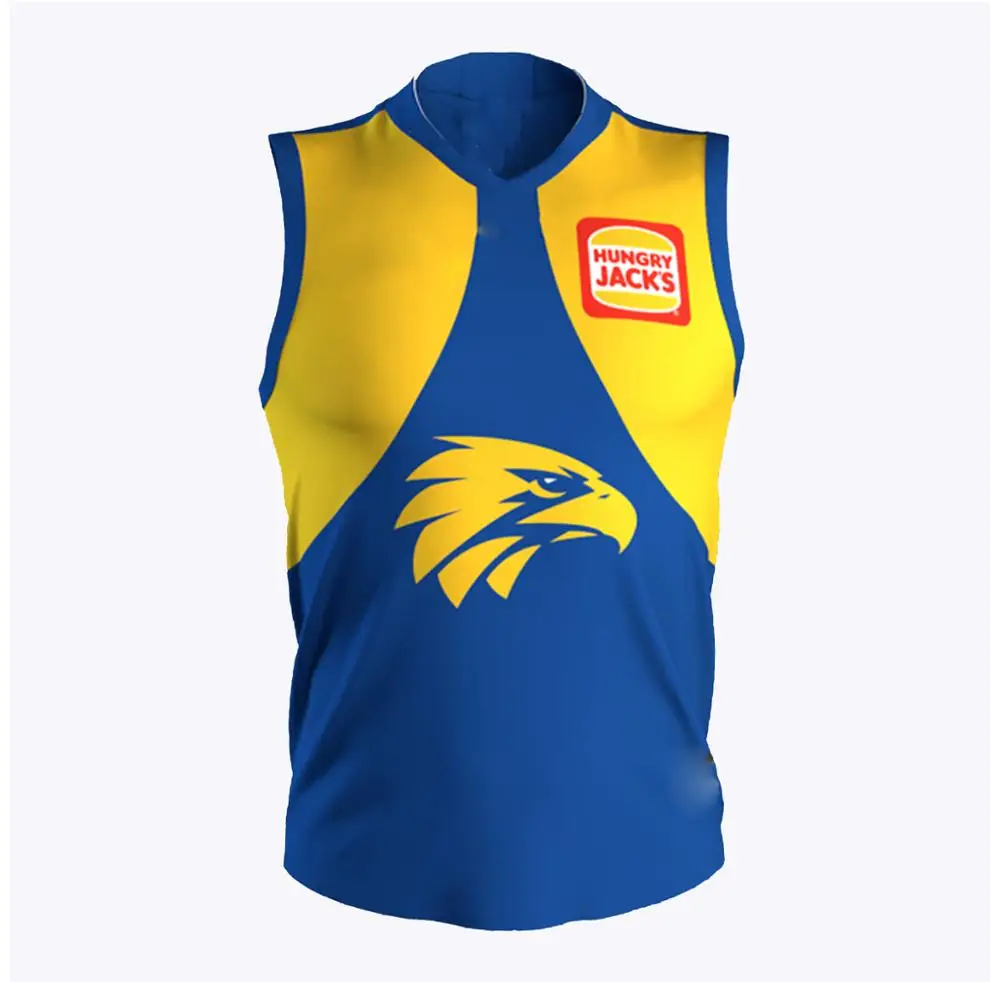 

Западное побережье Eagles 2020 мужской дом Guernsey Регби Джерси S-3XL