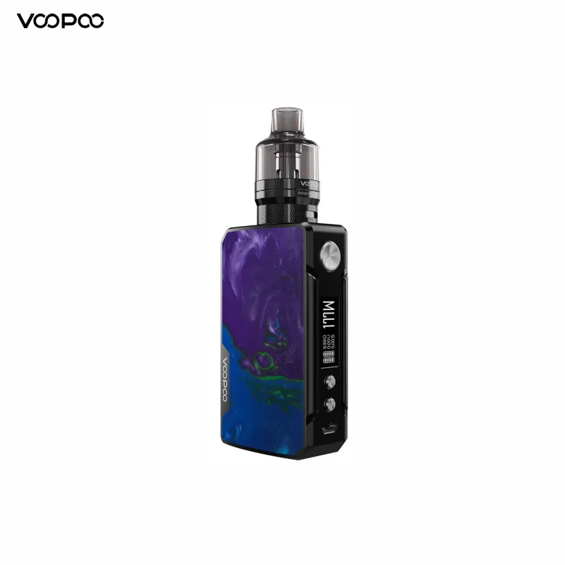 Набор для вейпа VOOPOO Drag 2 обновленная версия 177 Вт с баком PnP 4 5 мл двойным чипом 18650