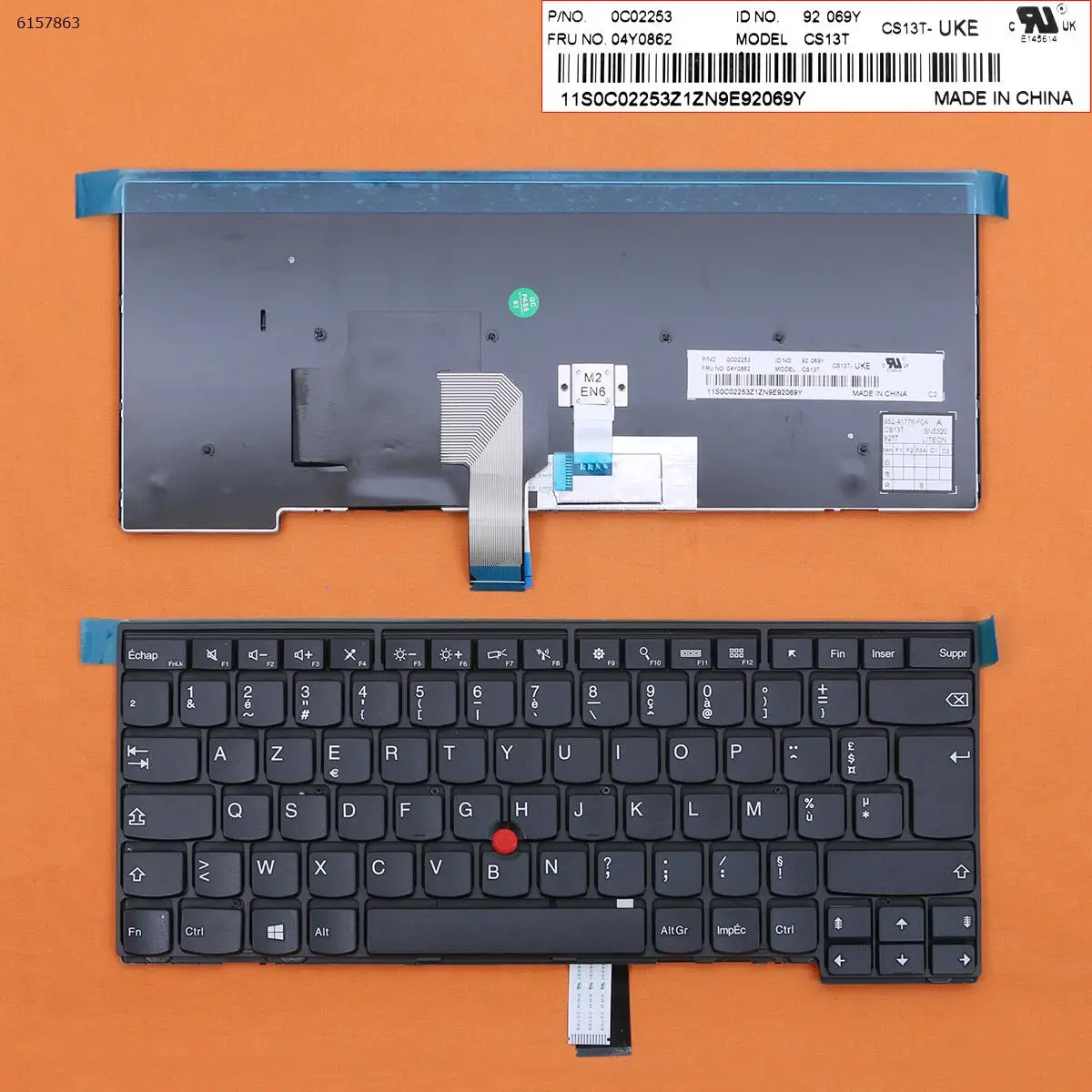 

Новая Французская клавиатура AZERTY для ноутбука Lenovo Thinkpad T450 T450S T460 L440 E431 E440 L450 L460 L470 20J4 20J5 20JU 20JV