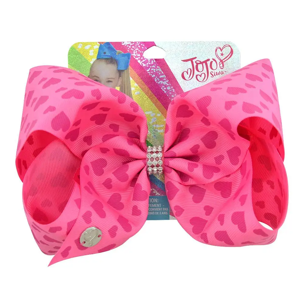 Бант женский с радужным принтом лук Джоджо Сива Русалка единорог украшение для