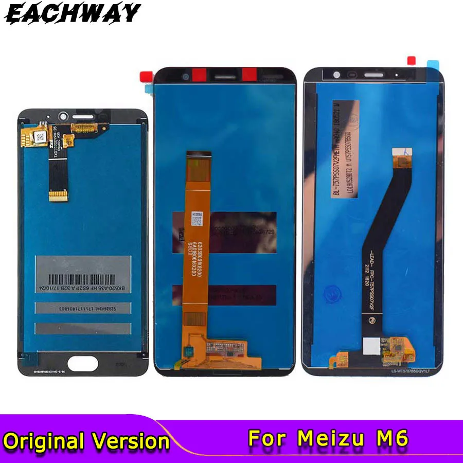 Meizu M6 LCD M6s дисплей сенсорный экран дигитайзер M711H M711M M711Q M712H M712Q для 6T MEIZU M6T M811Q