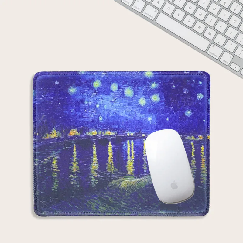 

Simple illustration laptop mouse pad internet cafe computer / desk slip pad writing desk book rubber mouse pad