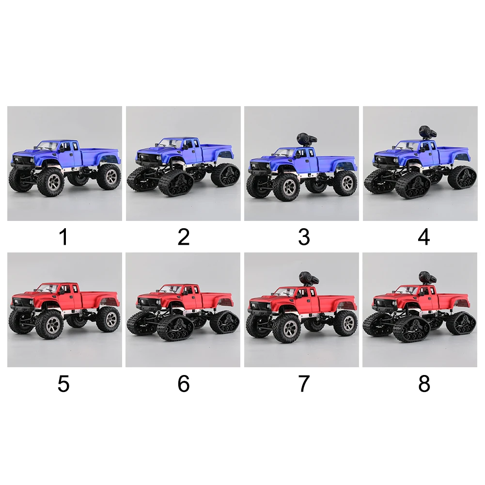 

FY002 Double Motors Kid's Toy Four Wheel Drive RC 1:16 Pickup Truck Remote Control Climbing Car High Speed Buggy