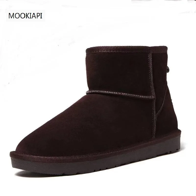 2019 самая модная классическая мужская обувь в австралийском стиле Натуральная