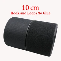 5meterspairs 100mm non adhesive hook and loop fastener tape sewing on the hooks adhesive magic tape diy black and white