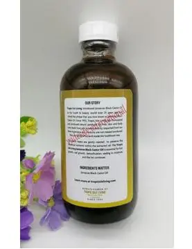 Масло черного касторового масла для роста волос и ресниц/4zo X 1 бутылочка | Красота