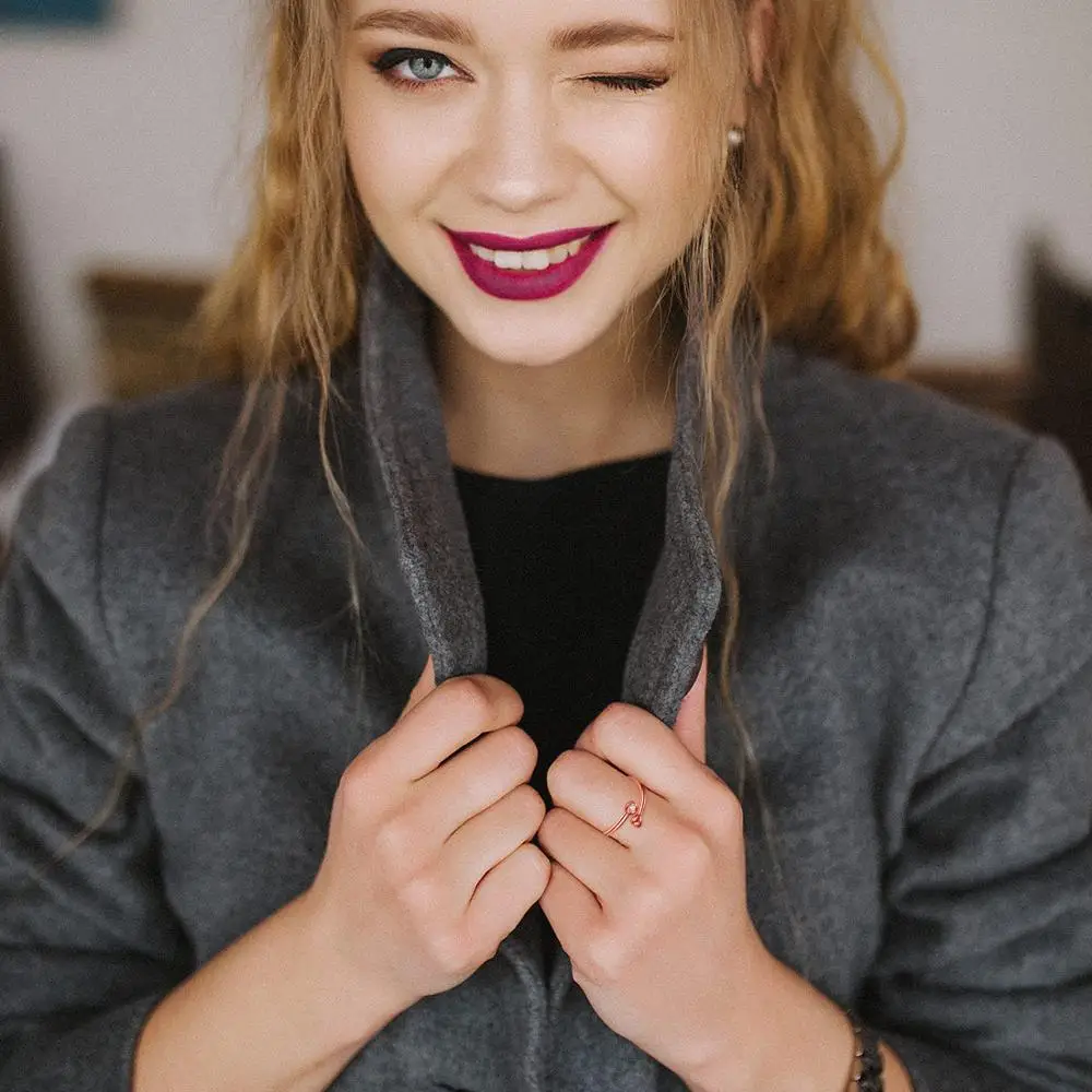 E ювелирные изделия 2 цвета кольца для женщин круглые в форме сердца с кубическим