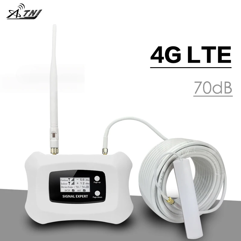 Полностью интеллектуальный усилитель на 70 дБ 4G ретранслятор сигнала LTE 800 Band 20