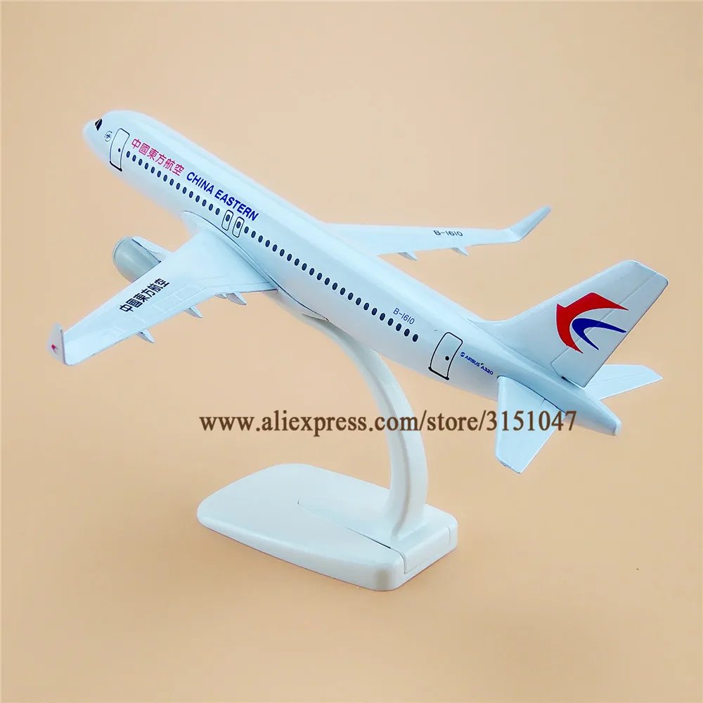 Модель самолета из металлического сплава 20 см авиаперевозки восточные авиалинии