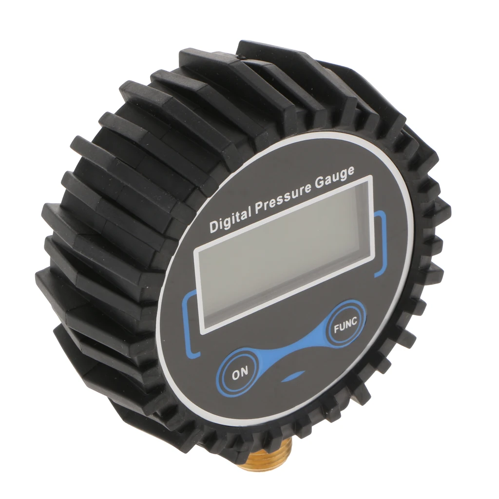 

Digital Tire Inflator Gauge With Robber Hose Heavy Duty For Vehicles Cars Black
