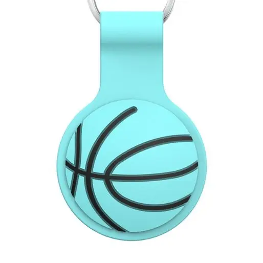 

Basketball Look Protective Cover Soft Silicone Case Shell Location Tracker Protector for AirTags Bluetooth Tracker Accessories