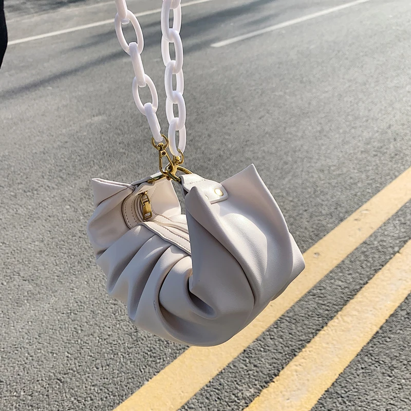 Модная сумка на плечо шикарная для женщин квадратная упаковка акриловая цепочка