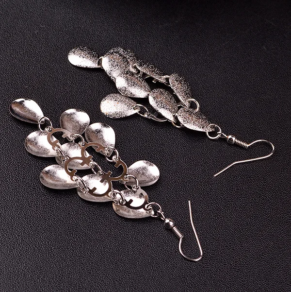 Женские массивные ювелирные изделия Anise Многослойные висячие серьги в форме