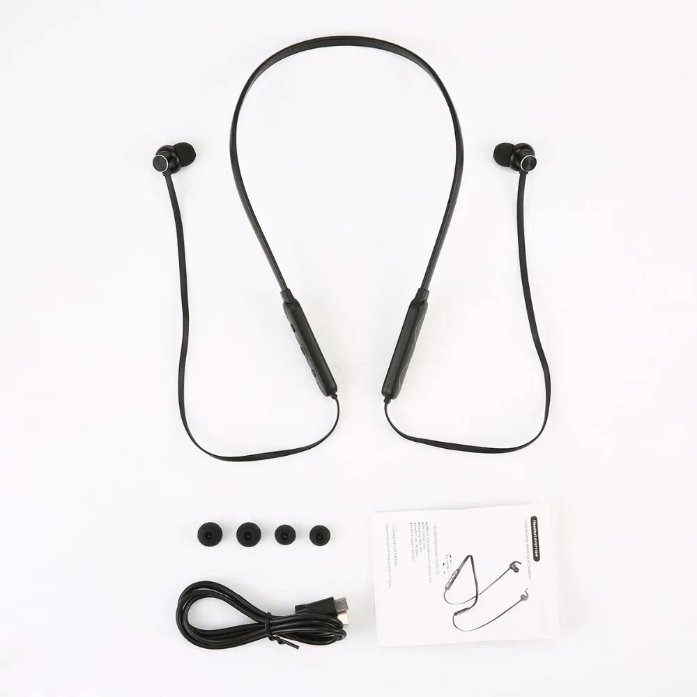 Bluetooth Беспроводные наушники с магнитным шейным ремешком 4 1 IPX7 водонепроницаемые