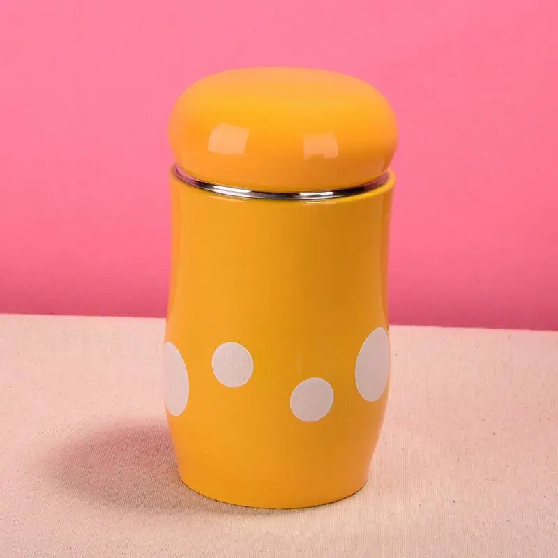 Термос из нержавеющей стали мультяшный термос в виде гриба миниатюрная