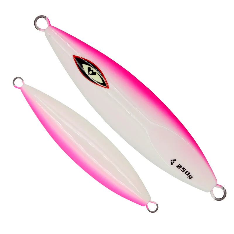 

FUNADAIKO Seafishing slow jigging lure 180g/220g/250g luminous artificial bait lead matel jig salewater fishing jigs
