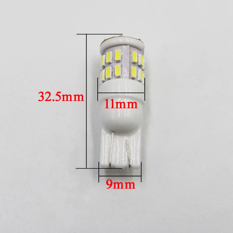 2 шт. Автомобильные светодиодные лампы W5W 30 SMD 3014|Сигнальная лампа| |