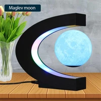 magnetic levitation 3d moon lamp floating moon home electronic antigravity lamp novelty ball light bedroom decoration