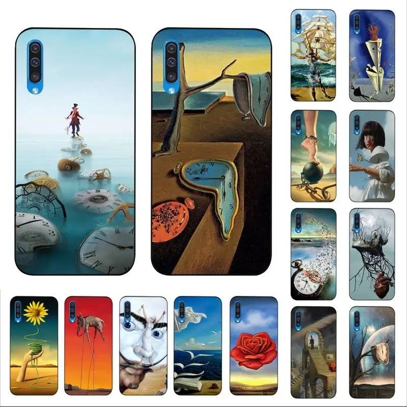 

YNDFCNB Salvador Dali Art Phone Case for Samsung A51 01 50 71 21S 70 10 31 40 30 20E 11 A7 2018