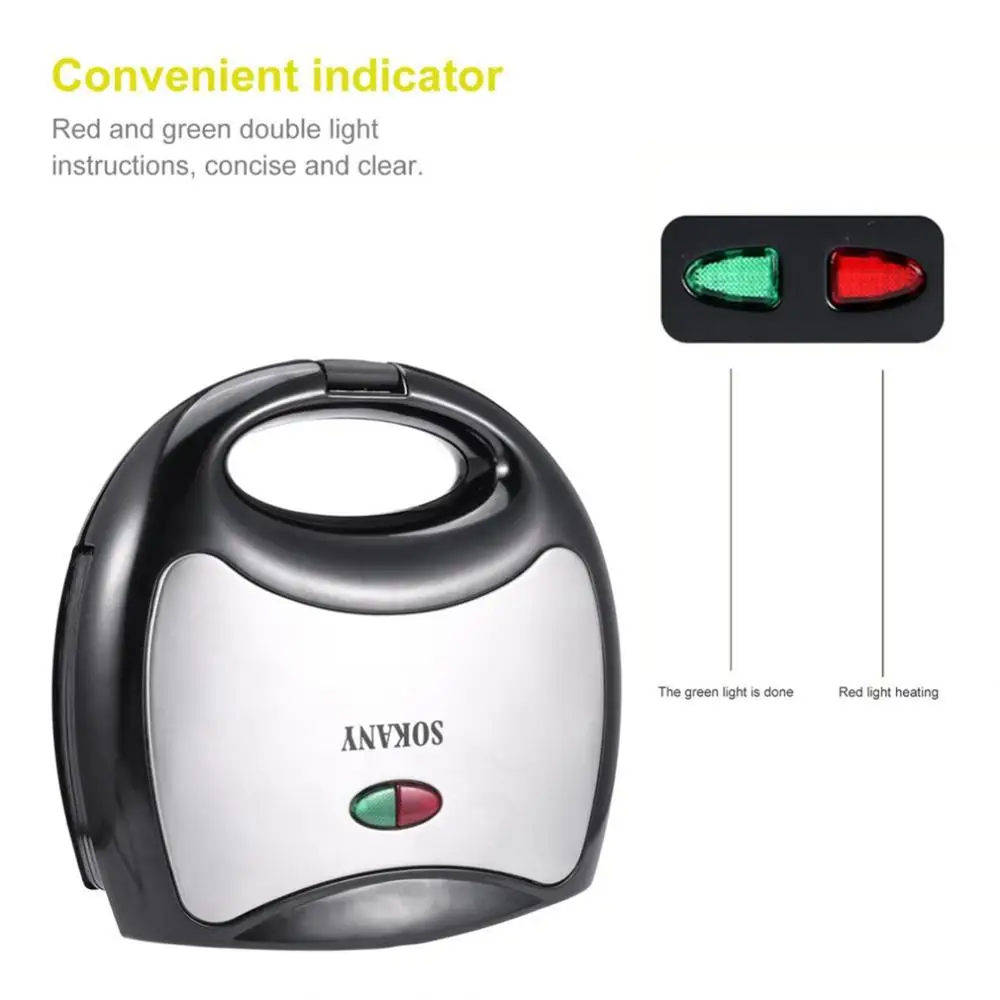 750 Вт Бытовая мини машина для стейков гамбургеров жареных яиц электрическая