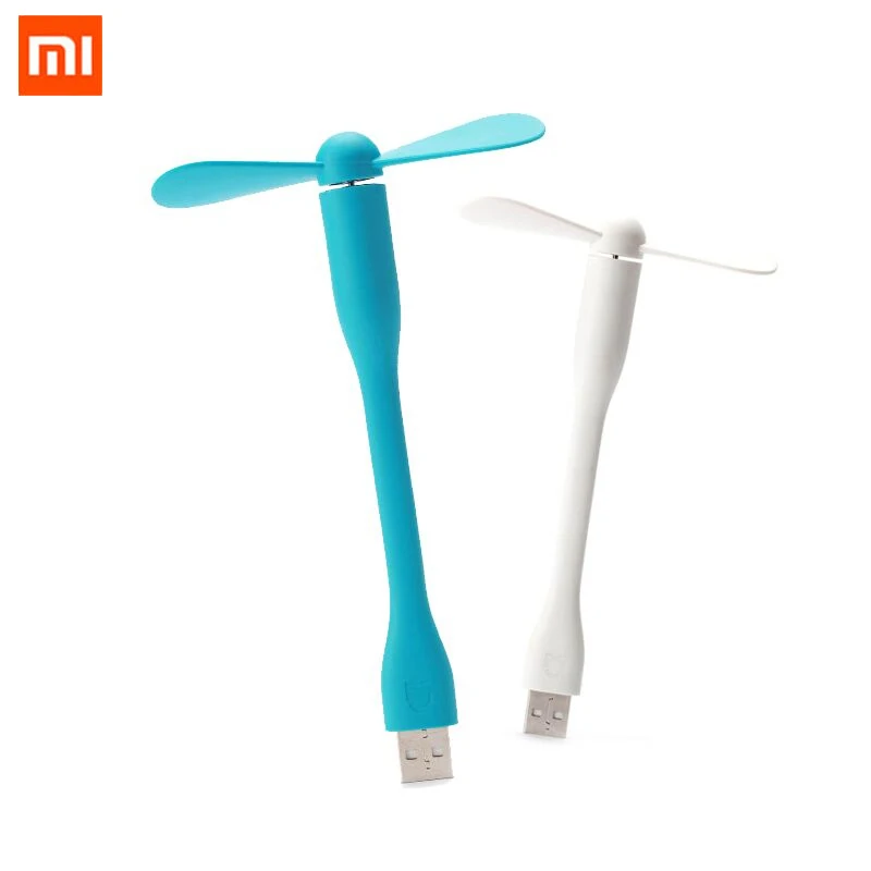 100% Оригинальный портативный мини USB вентилятор Xiaomi с низким энергопотреблением