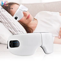 eye massager 3d smart airbag vibration eye care instrument hot compress bluetooth eye massage glasses fatigue pouch wrinkle