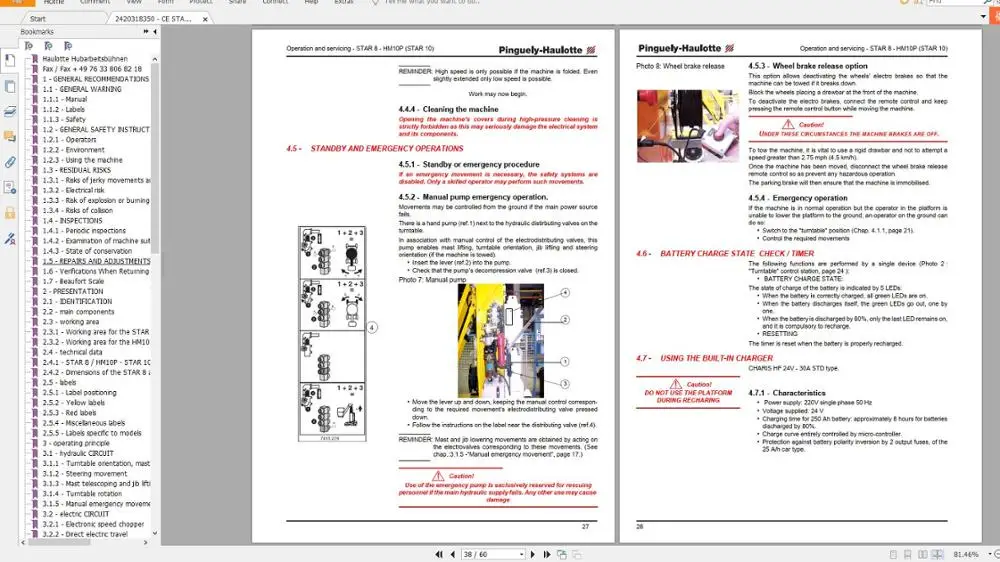 for Haulotte Work Platforms and Telehandlers Service Maintenance &amp Operators Manual Training Spare Parts 16.2GB | Автомобили и