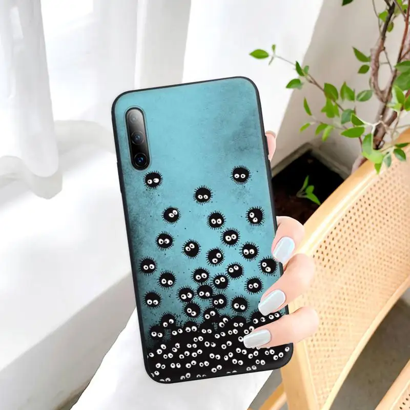 

Studio Ghibli Spirited Away Soot Silicone Mobile Phone Cover For Samsung Galaxy S9 S10 S20 S21 S30 Plus Ultra S10e S7 S8 Case