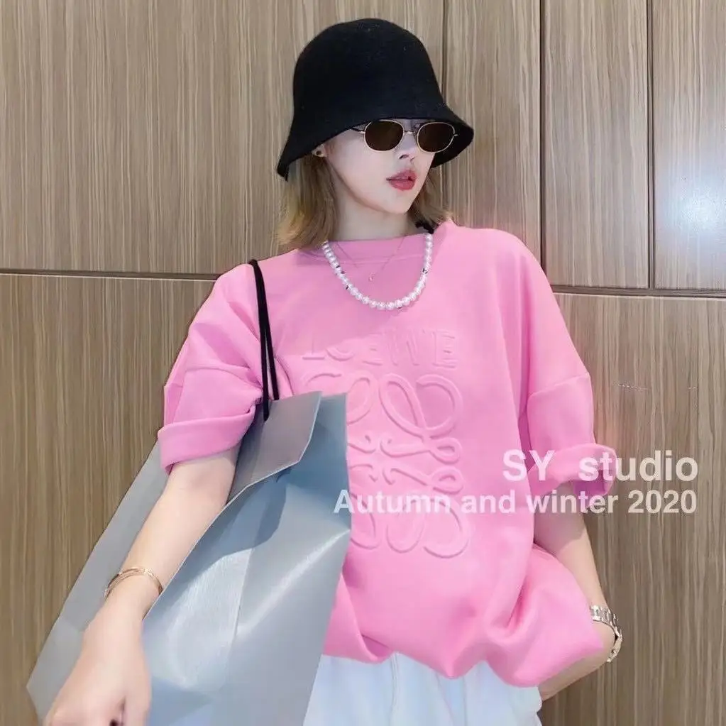 

Shirt cuff cut thick cor candy carving 3D, 2021 Oversized t-shirt t-shirts with short sleeve