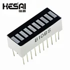 2 шт.лот, 10-сегментный цифровой Красный светодиодный гистограммный дисплей, ультра яркий