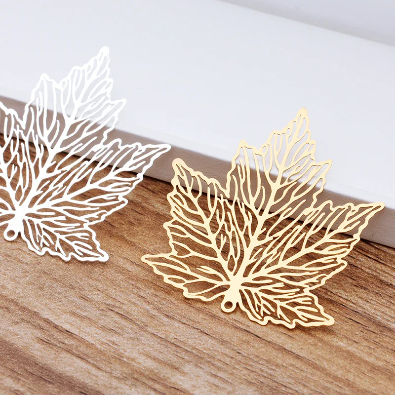 Фурнитура для подвесок и капель из филигранной искусственной кожи 45x43 мм