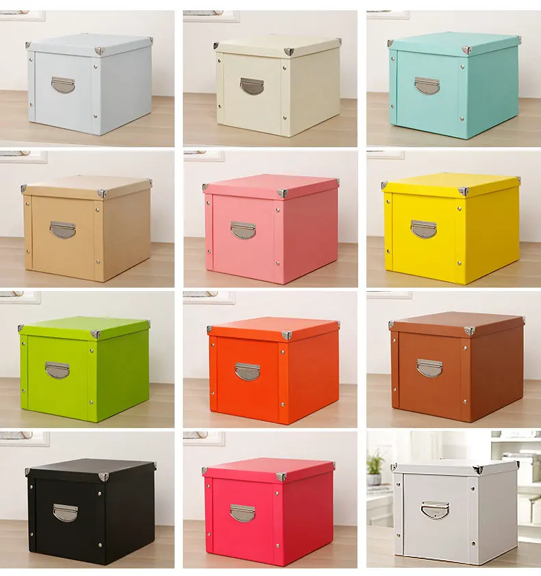 Креативный Домашний Органайзер Офисная складная коробка для хранения твердый