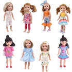 11 видов стилей юбка кукольная одежда аксессуары 5 см в кукольном стиле для 14,5 дюймов Wellie Wisher и Нэнси и 32-34 см Paola королевы русские игрушки