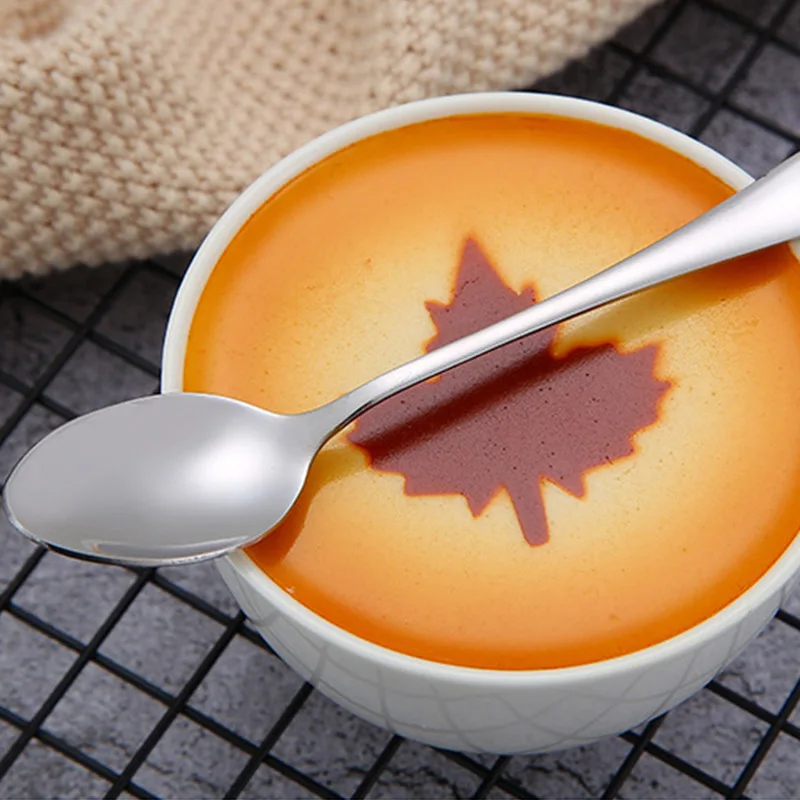 1Pcs Dining Appliance Coffee Spoon Kitchen Gadgets Long Handle Mug Cup Accessories Dessert Spoon Stainless Steel Stirrers