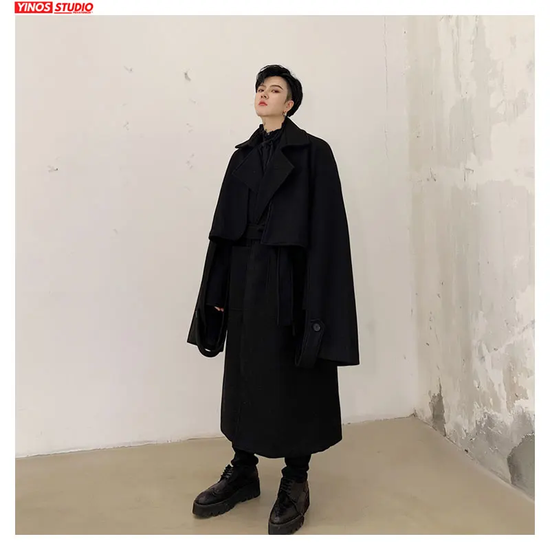 Дропшиппинг 2020 дизайнерское пальто с лацканами Японская уличная одежда длинный