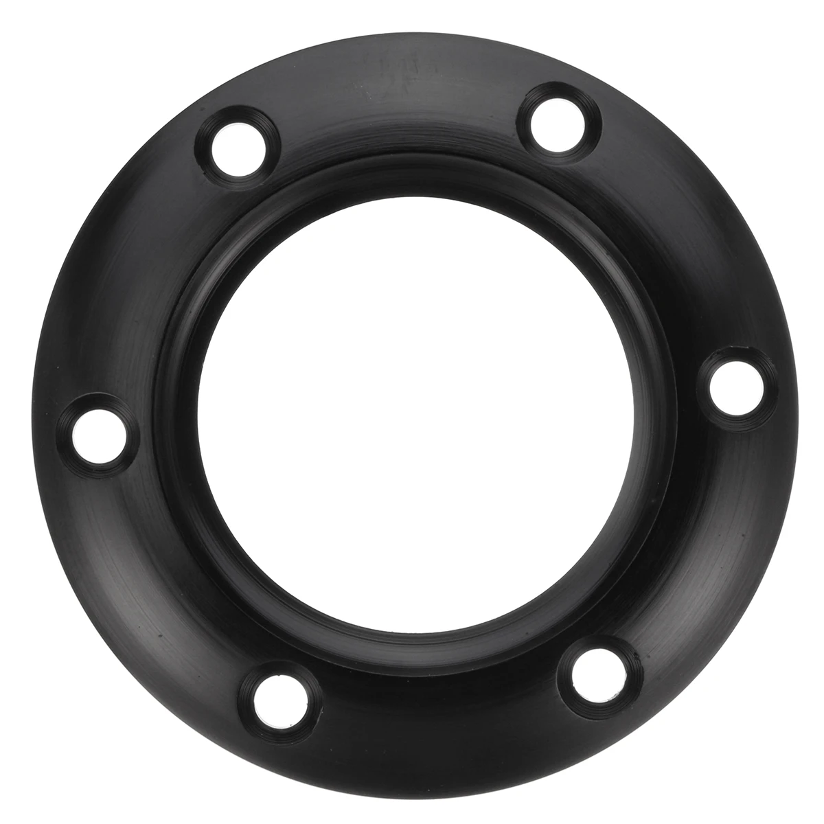 Гоночный автомобиль 6 болтов рулевое колесо с роговыми пуговицами черный